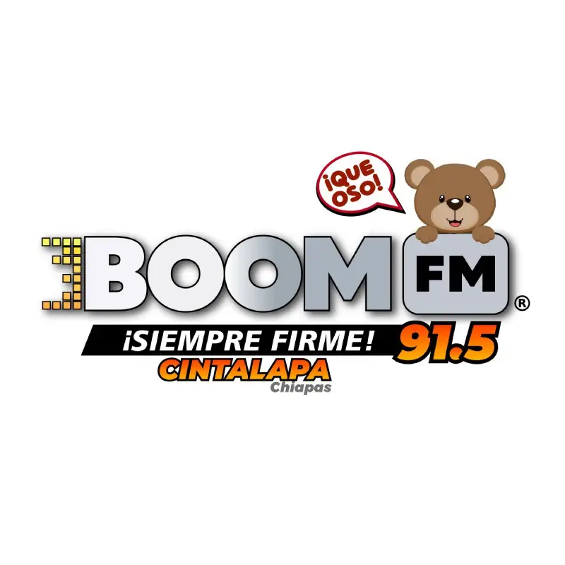 BOOM FM 91.5 (Cintalapa) - 91.5 FM - XHCCAG-FM - Cadena Boom FM - Cintalapa, Chiapas