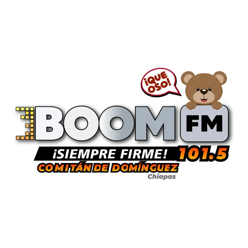  BOOM FM 101.5 (Comitán) - 101.5 FM - XHPCOM-FM - Boom FM - Comitán, Chiapas